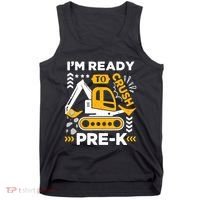 Ready To Crush Preschool Prek Construction Truck Boy Tank Top thumb 0