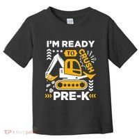 Ready To Crush Preschool Prek Construction Truck Boy Toddler T-Shirt thumb 0