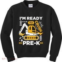 Ready To Crush Preschool Prek Construction Truck Boy Kids Sweatshirt thumb 0