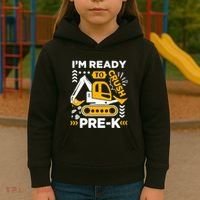 Ready To Crush Preschool Prek Construction Truck Boy Kids Hoodie thumb 3