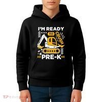 Ready To Crush Preschool Prek Construction Truck Boy Kids Hoodie thumb 4