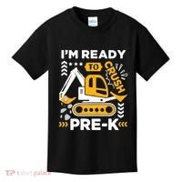 Ready To Crush Preschool Prek Construction Truck Boy Kids T-Shirt thumb 0