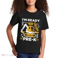 Ready To Crush Preschool Prek Construction Truck Boy Kids T-Shirt thumb 2