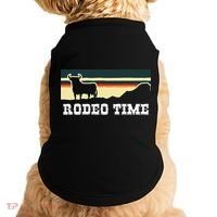 Rodeo Time Cowboy Wild West Cow Horseman Ranch Lasso Boots Doggie Tank thumb 0