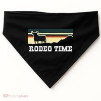 Rodeo Time Cowboy Wild West Cow Horseman Ranch Lasso Boots USA-Made Doggie Bandana thumb 0