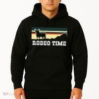 Rodeo Time Cowboy Wild West Cow Horseman Ranch Lasso Boots Hoodie thumb 2