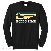 Rodeo Time Cowboy Wild West Cow Horseman Ranch Lasso Boots Sweatshirt thumb 0