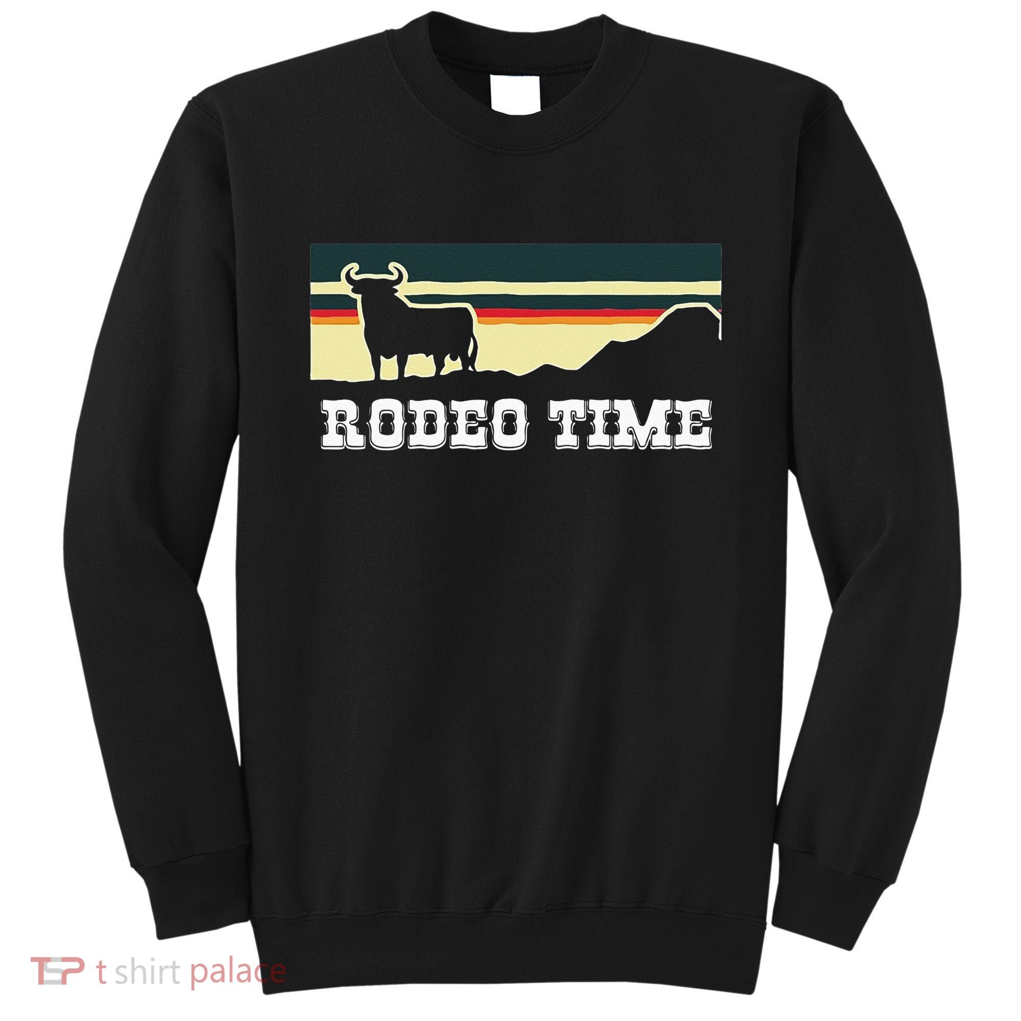Rodeo Time Cowboy Wild West Cow Horseman Ranch Lasso Boots Sweatshirt