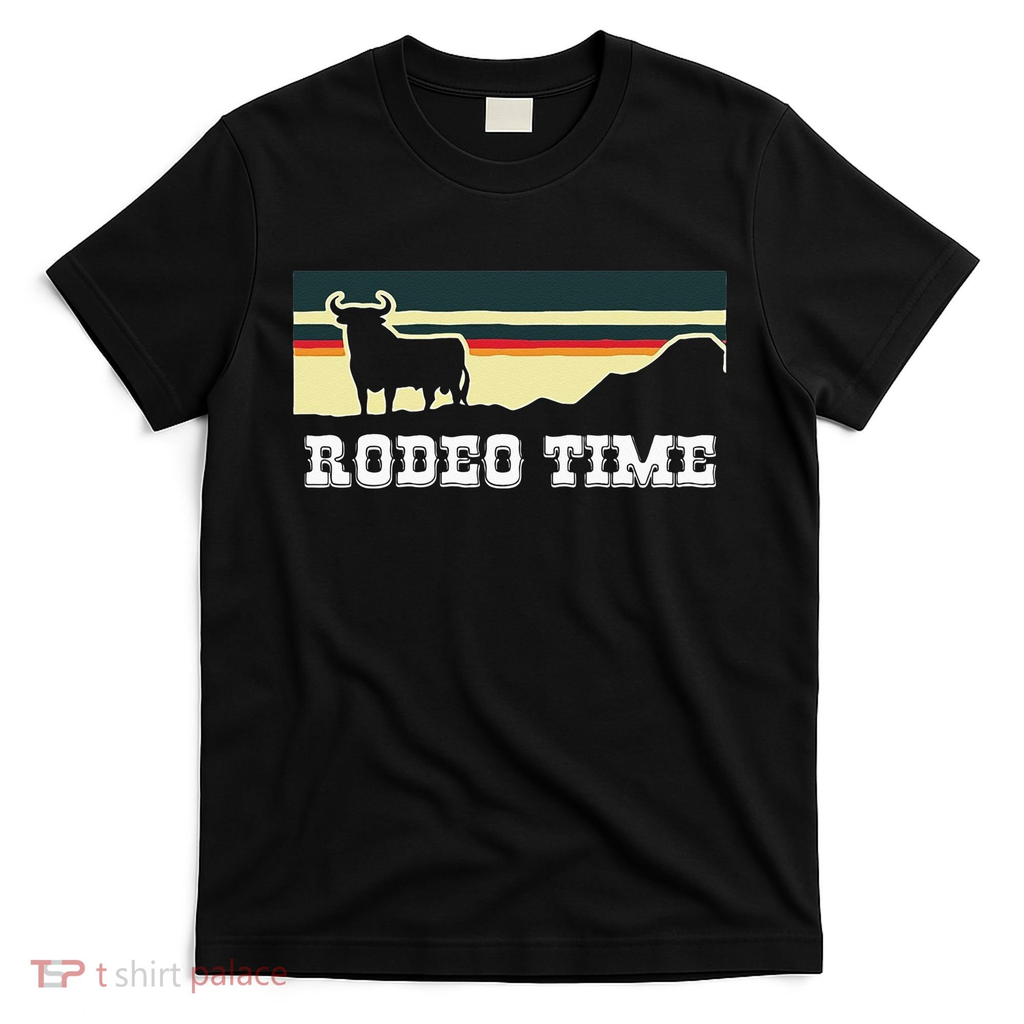 Rodeo Time Cowboy Wild West Cow Horseman Ranch Lasso Boots T-Shirt