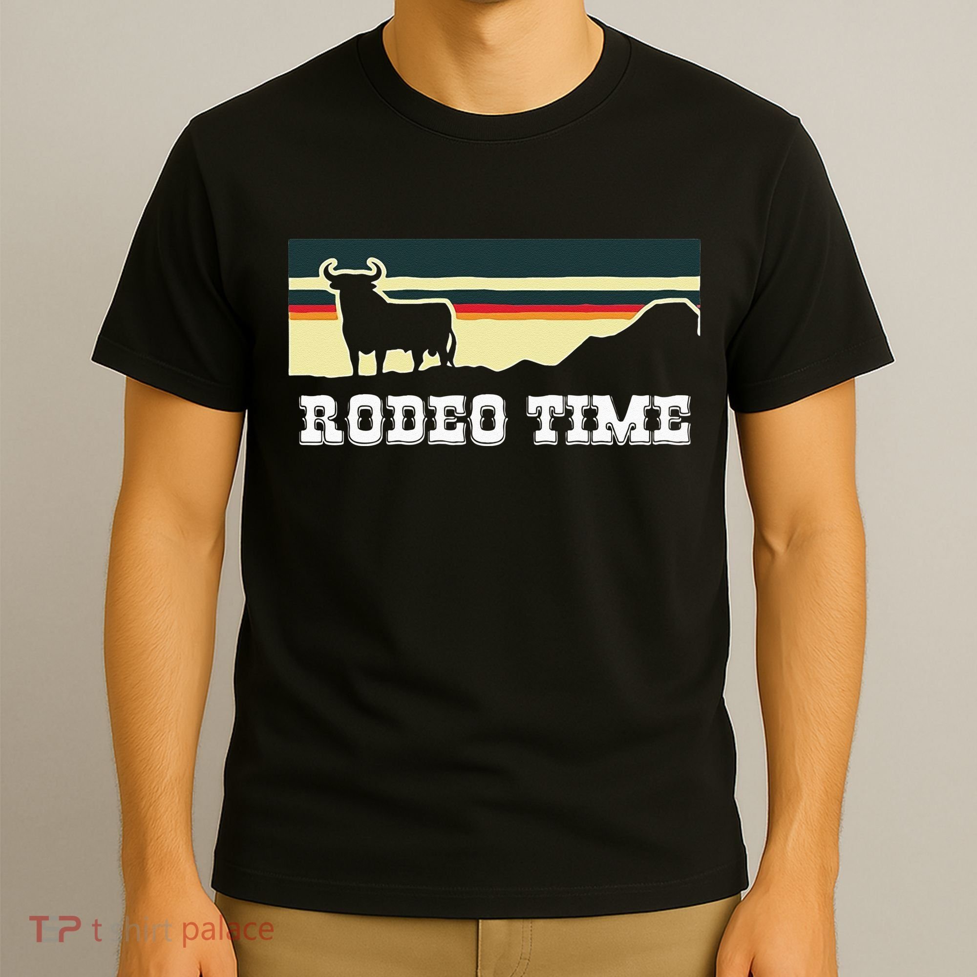 Rodeo Time Cowboy Wild West Cow Horseman Ranch Lasso Boots T-Shirt