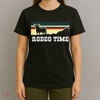 Rodeo Time Cowboy Wild West Cow Horseman Ranch Lasso Boots T-Shirt thumb 4