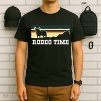Rodeo Time Cowboy Wild West Cow Horseman Ranch Lasso Boots T-Shirt thumb 6