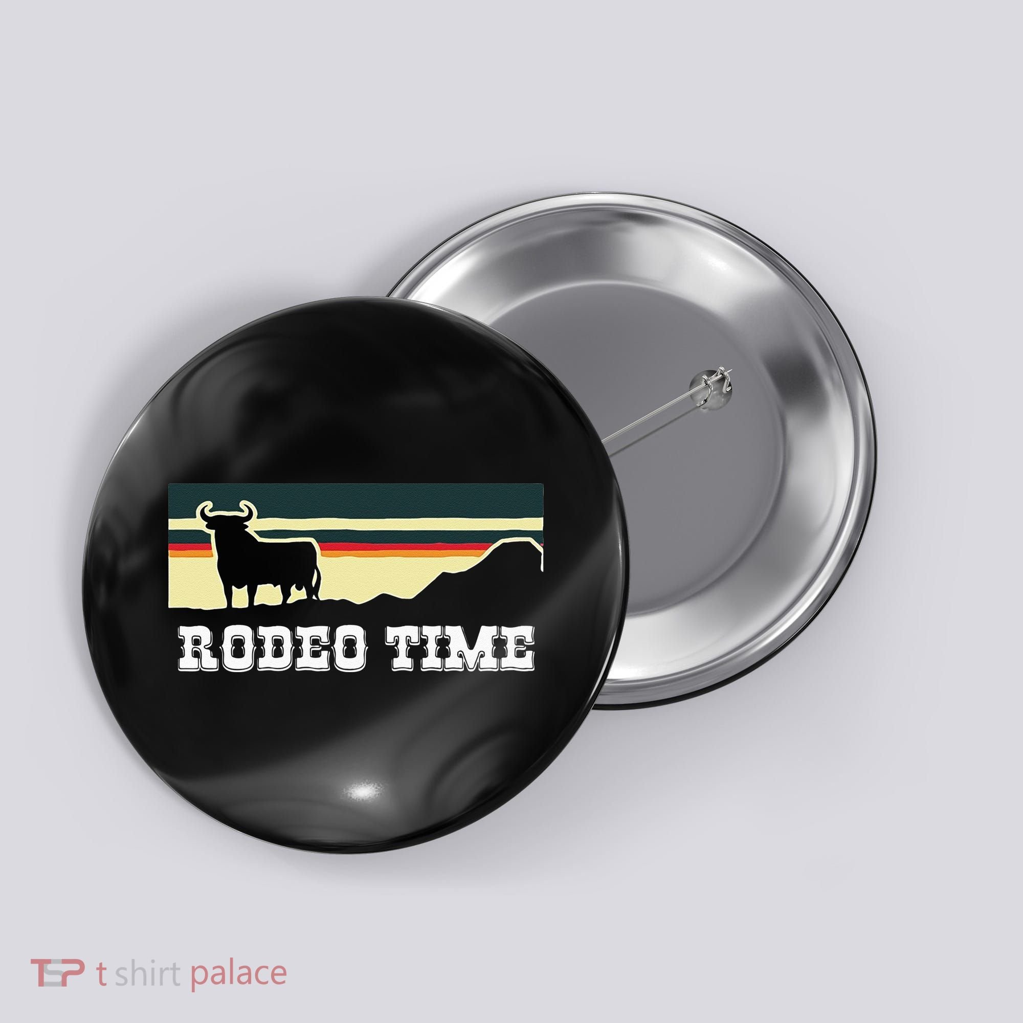 Rodeo Time Cowboy Wild West Cow Horseman Ranch Lasso Boots Button