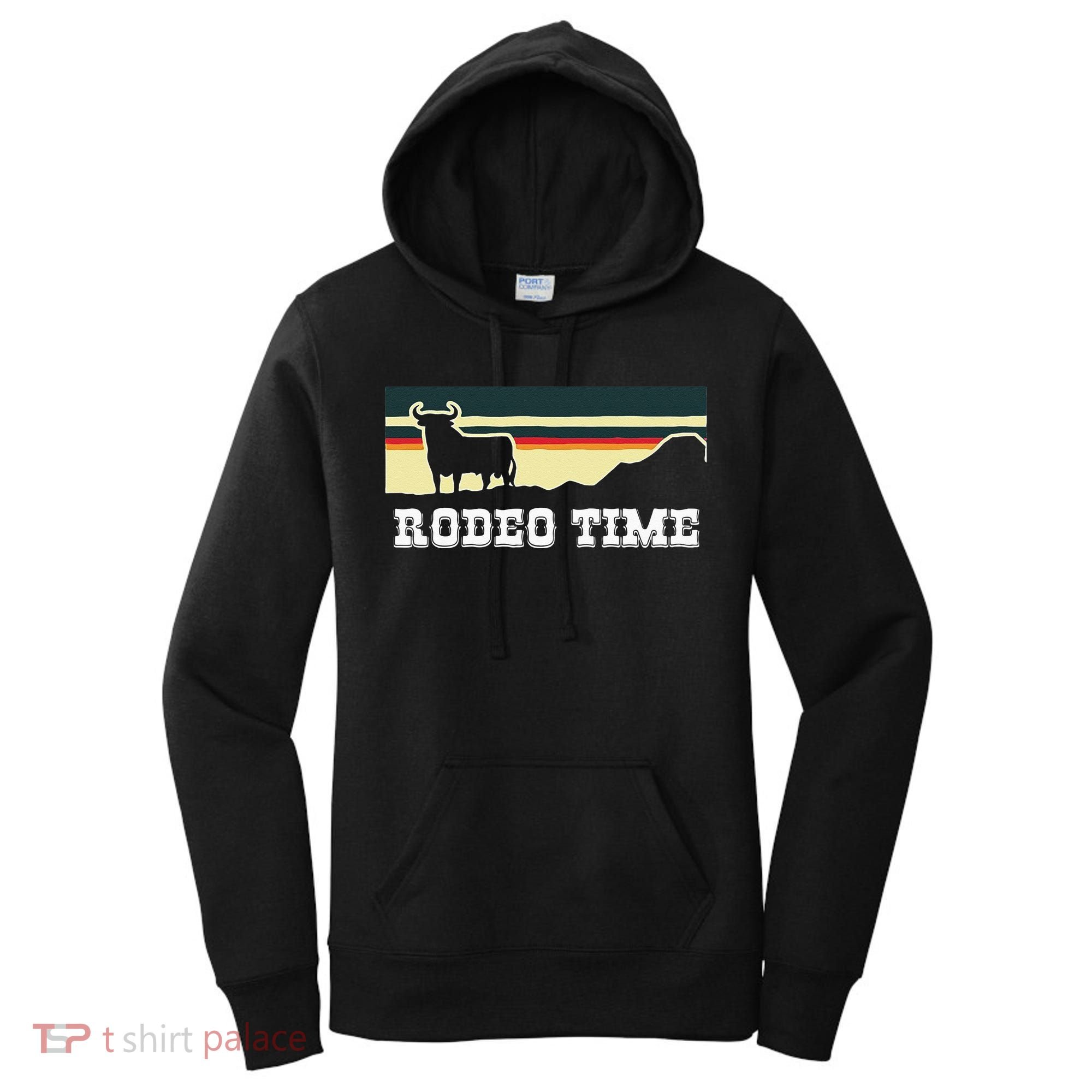 Rodeo Time Cowboy Wild West Cow Horseman Ranch Lasso Boots Women's Hoodie