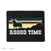 Rodeo Time Cowboy Wild West Cow Horseman Ranch Lasso Boots Mousepad thumb 0