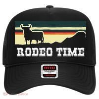 Rodeo Time Cowboy Wild West Cow Horseman Ranch Lasso Boots Hat thumb 0