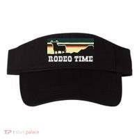 Rodeo Time Cowboy Wild West Cow Horseman Ranch Lasso Boots Visor thumb 0