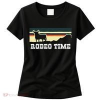 Rodeo Time Cowboy Wild West Cow Horseman Ranch Lasso Boots Women's T-Shirt thumb 0