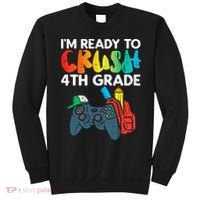 Ready To Crush 4th Grade Fourth Video Gamer First Day Boys Sweatshirt thumb 0