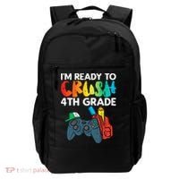 Ready To Crush 4th Grade Fourth Video Gamer First Day Boys Backpack thumb 0