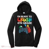 Ready To Crush 4th Grade Fourth Video Gamer First Day Boys Women's Hoodie thumb 0