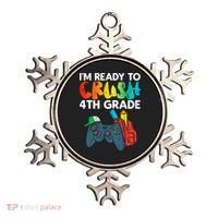 Ready To Crush 4th Grade Fourth Video Gamer First Day Boys Ornament thumb 0