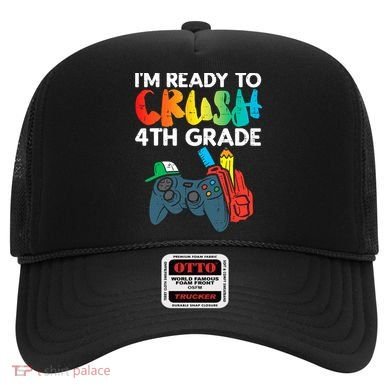 Ready To Crush 4th Grade Fourth Video Gamer First Day Boys Hat