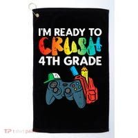 Ready To Crush 4th Grade Fourth Video Gamer First Day Boys Golf Towel thumb 0