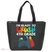 Ready To Crush 4th Grade Fourth Video Gamer First Day Boys Tote Bag thumb 0
