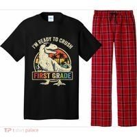 Ready To Crush First Grade 1st Day Of School Dinosaur Pajama Set thumb 0
