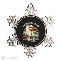 Ready To Crush First Grade 1st Day Of School Dinosaur Ornament thumb 0