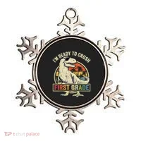 Ready To Crush First Grade 1st Day Of School Dinosaur Ornament thumb 0