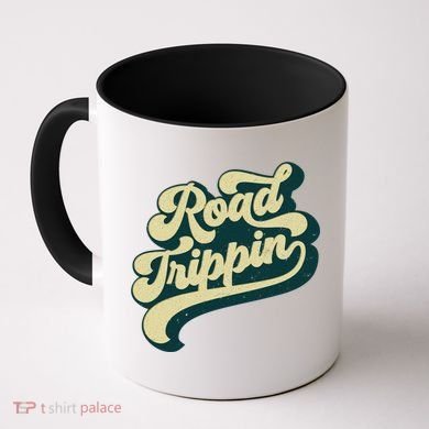 Road Trippin Cool Retro Vintage Road Trip Gift Coffee Mug