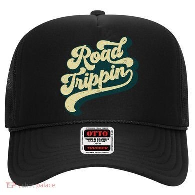 Road Trippin Cool Retro Vintage Road Trip Gift Hat