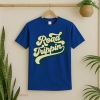 Road Trippin Cool Retro Vintage Road Trip Gift T-Shirt thumb 2