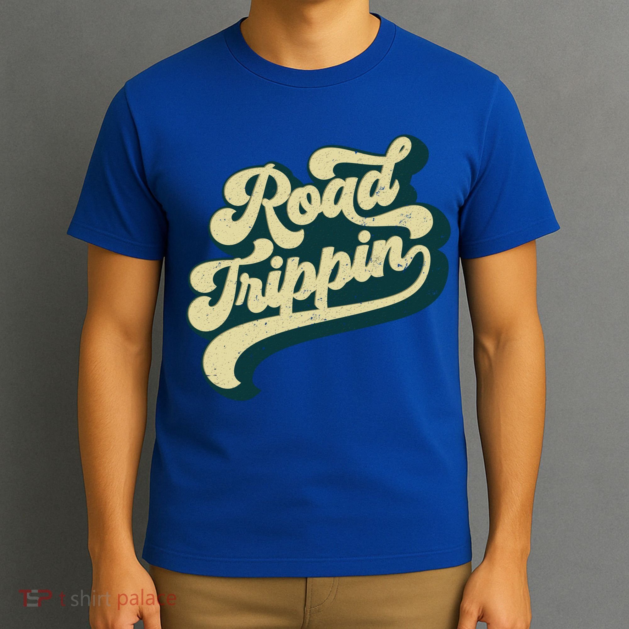 Road Trippin Cool Retro Vintage Road Trip Gift T-Shirt