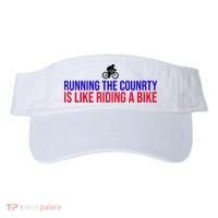 Running The Country Is Like Riding A Bike Joe Biden Funny Visor thumb 0
