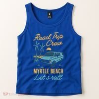 Road Trip Crew Myrtle Beach Lets Roll Matching Group Vannin Gift Tank Top thumb 2
