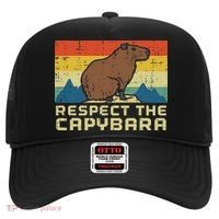 Respect The Capybara Retro Capy Rodent Animal Women Hat thumb 0