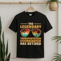 Retired Transportation Coordinator Retirement T-Shirt thumb 2