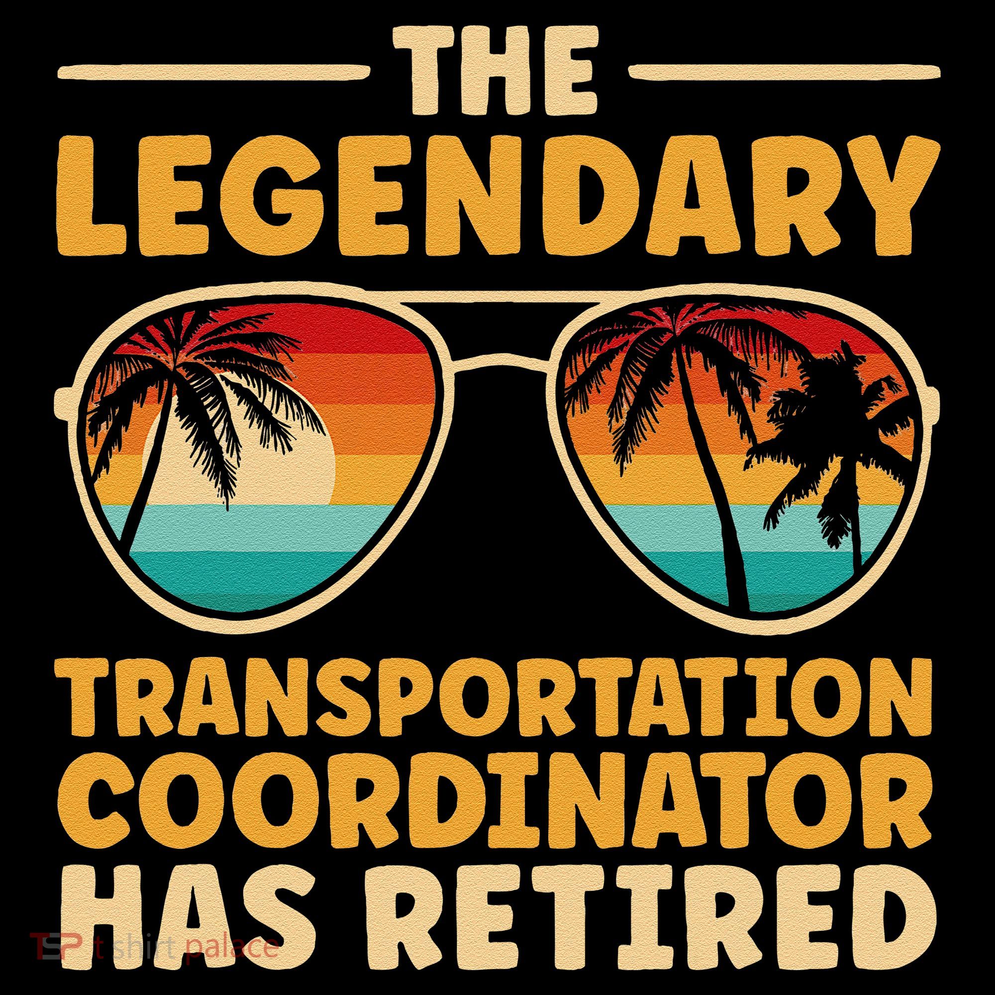 Retired Transportation Coordinator Retirement T-Shirt