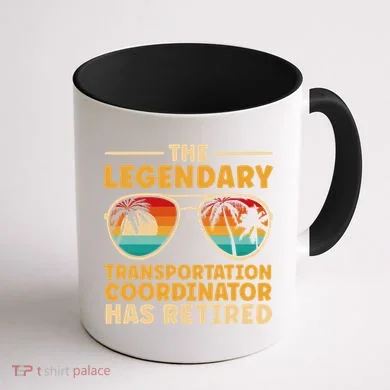 Retired Transportation Coordinator Retirement Coffee Mug back