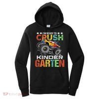 Ready To Crush Kindergarten Monster Truck Boy Back To School Women's Hoodie thumb 0