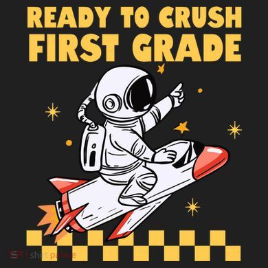 Ready To Crush First Grade Back To School Sport-Tek Posi-UV Pro Polo