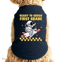 Ready To Crush First Grade Back To School Doggie Tank thumb 0