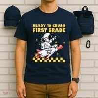 Ready To Crush First Grade Back To School T-Shirt thumb 6