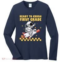 Ready To Crush First Grade Back To School Women's Long Sleeve Shirt thumb 0