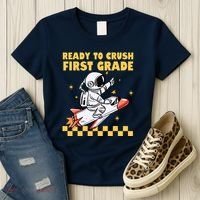 Ready To Crush First Grade Back To School Women's T-Shirt thumb 3