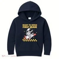 Ready To Crush First Grade Back To School Kids Hoodie thumb 0