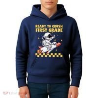 Ready To Crush First Grade Back To School Kids Hoodie thumb 4